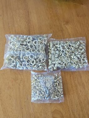 Metallic Gold Grommet Eyelets - Bulk Pack